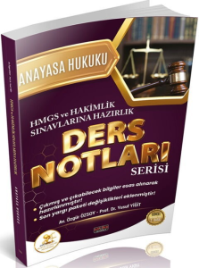 Savaş Yayınları 2026 HUKAL HMGS-HAKİMLİK Anayasa Hukuku Ders Notları