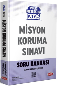 Data Yayınları 2026 Emniyet Genel Müdürlüğü Polis Misyon Koruma Sınavı Soru Bankası - Karekod Çözümlü