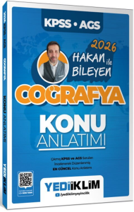Yediiklim Yayınları 2026 KPSS AGS Coğrafya Konu Anlatımı