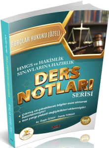 Savaş Yayınları 2026 HUKAL HMGS-HAKİMLİK Borçlar Hukuku Özel Hükümler Ders Notları