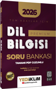 Yediiklim Yayınları 2026 Tüm Adaylar İçin Dil Bilgisi Premium Tamamı PDF Çözümlü Soru Bankası