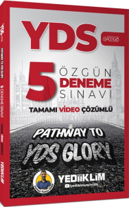 Yediiklim Yayınları YED E - YDS Tamamı Video Çözümlü Özgün 5 Deneme Sınavı