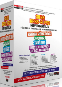 Savaş Yayınları 2026 KPSS A P32 Kaymakamlık Tüm Dersler Konu Anlatımlı Modüler Set