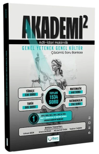 İlken Yayınları 2026 Adli İdari Hakimlik Genel Yetenek Genel Kültür Akademi Soru Bankası Çözümlü