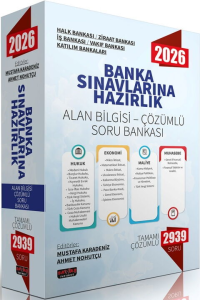 Savaş Yayınları 2026 Banka Sınavlarına Hazırlık Alan Bilgisi Çözümlü Soru Bankası