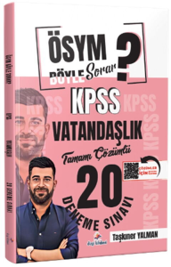 Dizgi Kitap Yayınları 2026 ÖSYM Böyle Sorar KPSS Vatandaşlık Tamamı PDF Çözümlü 20 Deneme Sınavı