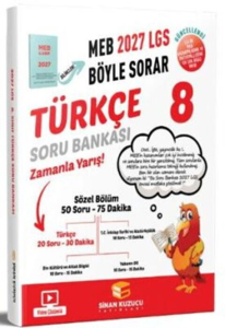 Sinan Kuzucu Yayınları 2027 8. Sınıf Türkçe Soru Bankası