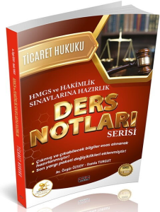 Savaş Yayınları 2026 HUKAL HMGS-HAKİMLİK Ticaret Hukuku Ders Notları