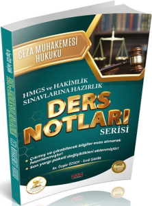 Savaş Yayınları 2026 HUKAL HMGS-HAKİMLİK Ceza Muhakemesi Hukuku Ders Notları
