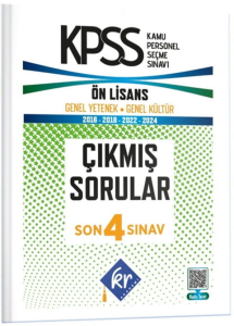 KR Akademi KPSS Genel Yetenek Genel Kültür Ön Lisans Son 4 Sınav Çıkmış Sorular
