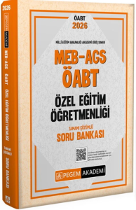 Pegem Yayınları 2026 MEB AGS ÖABT Özel Eğitim Öğretmenliği Tamamı Çözümlü Soru Bankası
