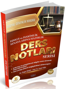 Savaş Yayınları 2026 HUKAL HMGS-HAKİMLİK Sosyal Güvenlik Hukuku Ders Notları