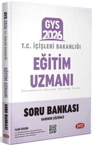 Data Yayınları 2026 T.C. İçişleri Bakanlığı Eğitim Uzmanı GYS Soru Bankası - Karekod Çözümlü