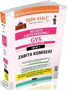 Savaş Yayınları 2025 GYS Belediye Zabıta Personeli Zabıta Komiseri Konu Anlatımı