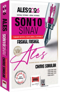 Yargı Yayınları 2026 ALES VIP Son 10 Sınav Fasikül Fasikül Çıkmış Sorular (23 Kasım 2025 Sınavı Dahil)