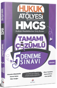 Dizgi Kitap Yayınları 2026 Hukuk Atölyesi HMGS Tamamı Çözümlü 5 Deneme Sınavı