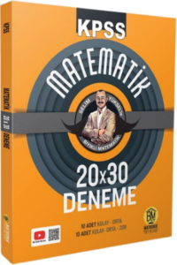 Bıyıklı Matematik 2026 KPSS Matematik 20 x 30 Deneme