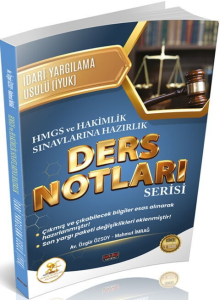 Savaş Yayınları 2026 HUKAL HMGS-HAKİMLİK İdari Yargılama Usulü Ders Notları