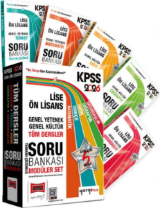 Yargı Yayınları 2026 KPSS Lise Ön Lisans GK-GY Tüm Dersler Tamamı Çözümlü Modüler Soru Bankası Seti (5 Kitap)