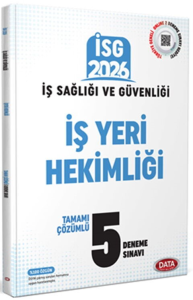 Data Yayınları 2026 İş Sağlığı Güvenliği (İSG) İş Yeri Hekimliği Tamamı Çözümlü 5 Deneme Sınavı