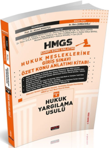 Savaş Yayınları 2026 HMGS Hukuk Yargılama Usulü Özet Konu Anlatımı