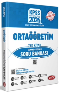 Data Yayınları 2026 KPSS Ortaöğretim (Lise) Tek Kitap Karekod Çözümlü Soru Bankası