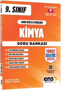 ENS Yayıncılık 9. Sınıf Kimya Konu Özetli Etkinlikli Soru Bankası