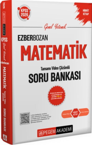 Pegem Yayınları 2026 KPSS Ezberbozan Matematik Tamamı Video Çözümlü Soru Bankası