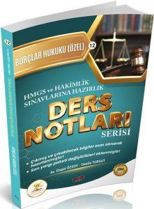 Savaş Yayınları 2026 HUKAL HMGS-HAKİMLİK Borçlar Hukuku Özel Hükümler Ders Notları
