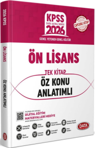 Data Yayınları 2026 KPSS Önlisans Tek Kitap Öz Anlatımlı Konu Anlatımlı