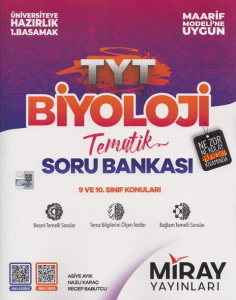 Miray Yayınları TYT Biyoloji Maarif Model Tematik Soru Bankası