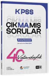 Akademi Denizi KPSS Vatandaşlık Çıkmamış Sorular 40'lı Deneme