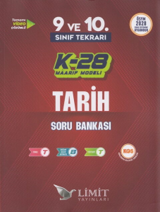 Limit Yayınları TYT 9. ve 10. Sınıf Tekrarı Tarih K-28 Maarif Model Soru Bankası