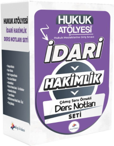 Dizgi Kitap Yayınları 2026 Hukuk Atölyesi İdari Hakimlik Çıkmış Soru Örnekli Ders Notları Seti
