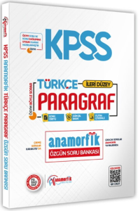 Anamorfik Yayınları 2026 KPSS Türkçe Asimetrik Paragraf Soru Bankası Konu Özetli Dijital Çözümlü