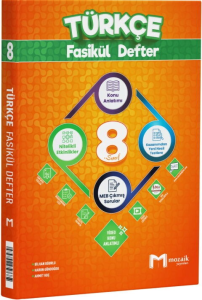 Mozaik Yayınları 8. Sınıf Türkçe Fasikül Defter