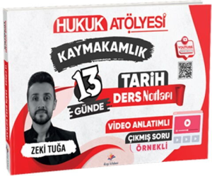 Dizgi Kitap Hukuk  Atölyesi Kaymakamlık Çıkmış Soru Örnekli 13 Günde Tarih Ders Notları