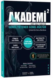 SÜPER FİYAT 2025 Adli İdari Hakimlik Genel Yetenek Genel Kültür Akademi Soru Bankası Çözümlü İlken Yayınları