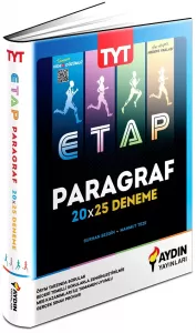 Aydın Yayınları TYT Paragraf ETAP 20x25 Deneme Video Çözümlü