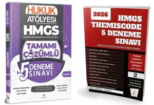 SÜPER FİYAT - Dizgi Kitap Yayınları 2026 Hukuk Atölyesi HMGS Tamamı Çözümlü 5 Deneme Sınavı + Pelikan Yayınları HMGS Themiscode  Tamamı Çözümlü 5 Fasikül Deneme 2 li Set