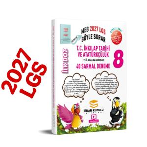 Sinan Kuzucu Yayınları 2027 8. Sınıf T.C. İnkılap Tarihi ve Atatürkçülük İlk Doz 40 Sarmal Deneme