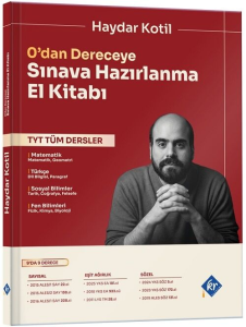 Haydar Kotil 0'dan Dereceye TYT Tüm Dersler Sınava Hazırlanma El Kitabı