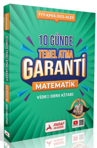 Paraf Yayınları 10 Günde Temel Atma Garanti Matematik Video Ders Kitabı