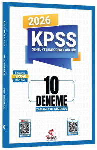 Tekrar Akademi 2026 KPSS Genel Yetenek Genel Kültür 10 Deneme Çözümlü