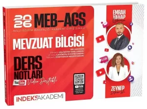 İndeks Akademi 2026 MEB-AGS Mevzuat Bilgisi Video Ders Notları