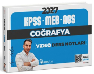 Hoca Kafası Yayınları 2027 KPSS MEB-AGS Coğrafya Video Ders Notları