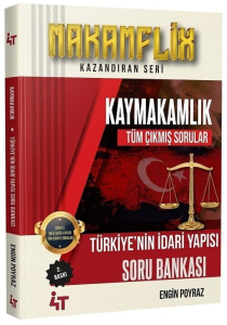 4T Yayınları 2026 MAKAMFLİX Kaymakamlık Türkiyenin İdari Yapısı Tüm Çıkmış Sorular Soru Bankası