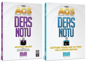 Retro Yayıncılık MEB AGS Ders Notu 2'li Set