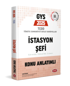 Data Yayınları 2025 TCDD GYS İstasyon Şefi Konu Anlatımlı