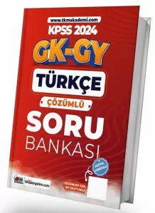 TKM Akademi 2024 KPSS Türkçe Soru Bankası Çözümlü